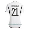 Camiseta de fútbol Alemania Ilkay Gundogan 21 Primera Equipación Mundial 2022 - Hombre